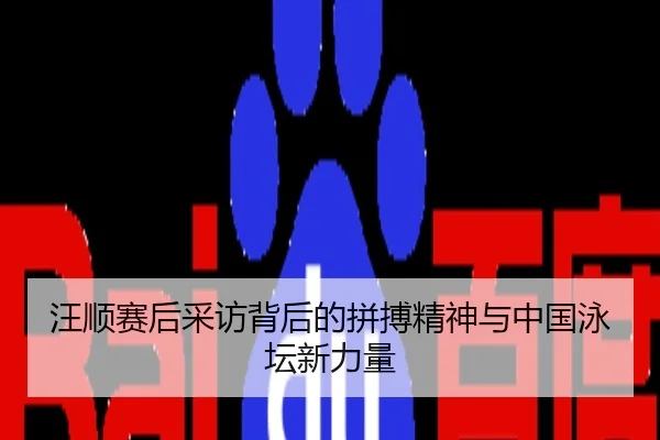 汪顺赛后采访背后的拼搏精神与中国泳坛新力量